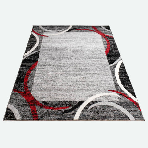 Moroccan Pattern Rug – Modern Oriental Style – Soft Short Pile – Durable & Elegant – For Living Room, Bedroom, Dining Room