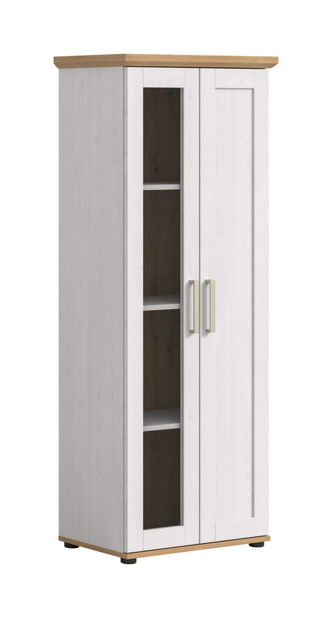 Rootz Display Cabinet - Showcase - Storage Unit - Elegant & Spacious - 64cm x 161cm x 37cm