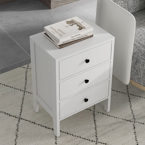 Rootz 2 Piece Set Bedside Tables - Side Tables - Nightstands - Ample Storage - 40b x 30t x 64h cm