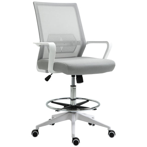 Rootz Office Chair - Ergonomic Desk Chair - Swivel Work Chair - Breathable Mesh - 64L x 59W x 104-124H cm - Adjustable 360° Mobility