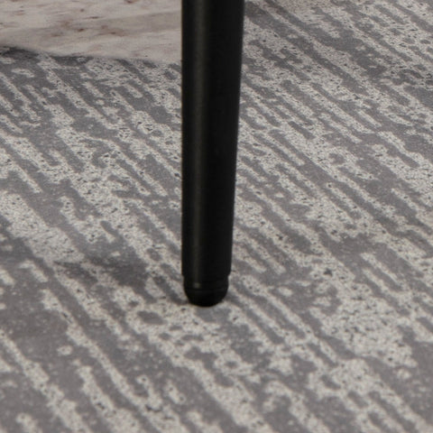 Rootz Stool - Accent Chair - Footrest - Cashmere Look - Pink - 42cm x 42cm x 47cm - Ideal for Modern Furniture & Comfort