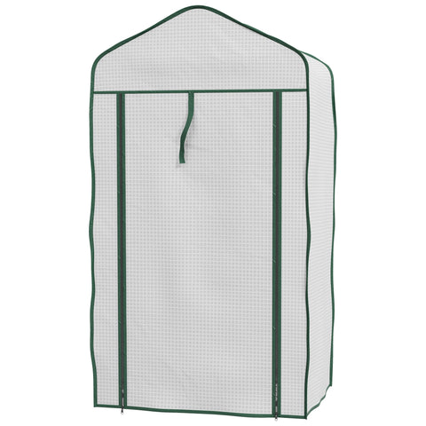 Rootz Garden Greenhouse 3 Floors - Mini Greenhouse - Balcony Greenhouse - Protects Plants - 59L x 39B x 127H cm