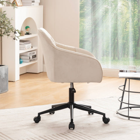 Rootz Swivel Office Chair - Rotating Chair - Adjustable Desk Chair - Maximum Comfort - 44cm x 55cm x 81-91cm