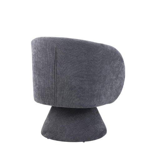 Rootz Modern Leisure Chair - Swivel Chair - Rotating Seat - Comfortable Seating - 67cm x 61.4cm x 77.9cm