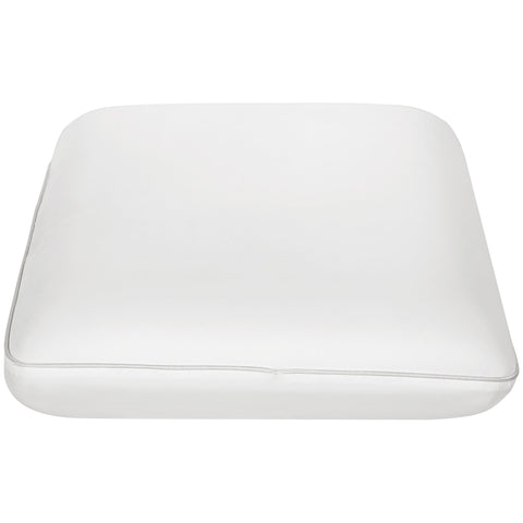 Rootz Memory Foam Pillow - Neck Support Cushion - Ergonomic Sleep Aid - Reduces Tension - 60 x 40 cm White