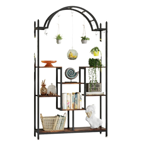 Rootz 5-Tier Indoor Plant Shelf - Planter Rack - Plant Stand - Optimal Sunlight - 100cm x 30cm x 190cm