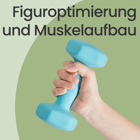 Rootz 2 Set Dumbbells - Dumbbell Set - Neoprene Coated Weights - Strength Training 16cm x 8cm - 2x2kg