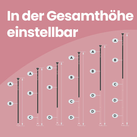 Rootz Telescopic Shower Shelf - Bathroom Organizer - No-Drill Storage - Adjustable Height - 85cm to 305cm - Steel & PP - 25cm x 25cm x 35cm