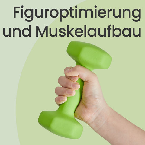 Rootz Dumbbells Set - Dumbbell Set - Free Weights - Build Strength - 16cm x 8cm x 3.2cm - 2kg Each