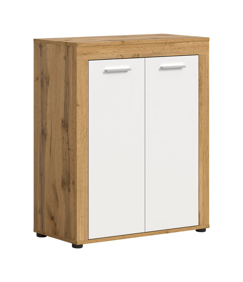 Rootz Shoe Cabinet - Compact Storage - Shoe Organizer - Space for 12 Pairs - 80x95x35cm