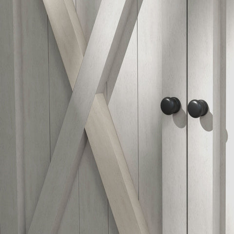 Rootz Garden Cabinet - Tool Shed - Weatherproof Storage - Fir Wood - Asphalt Roof - 110cm x 55cm x 117cm