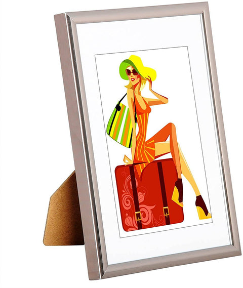 Rootz 5 Set Picture Frame - Photo Frame - Image Frame - Scratch-Resistant Glass - 15x20cm Size -Grey