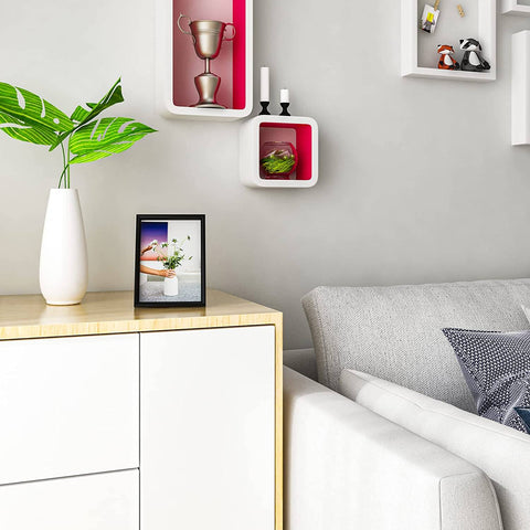 Rootz 5 Set Picture Frame - Photo Frame - Image Frame - Scratch Resistant, A4 Size 21 x 29.7cm