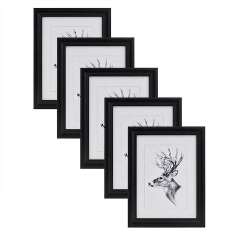 Rootz 5-Series Set Picture Frames - Photo Frames - Artos Style - High-Quality Glass - 15x20 cm
