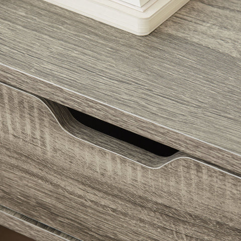 Rootz Set of 2 Wall Mounted Bedside Tables - Hanging Bedside Tables - Floating Nightstands - Space Saver - 40L x 30W x 19.5H cm - Grey