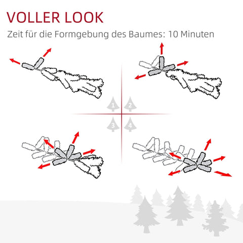 Rootz Christmas Tree - Artificial Christmas Pine - Snowy Ends - Flame Retardant - 100cm x 60cm - Pine Cones - Festive Decorations.
