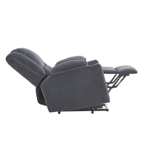 Rootz Electric TV Chair with Riser - Massage Recliner - Heated Armchair - 8 Massage Points & Lumbar Heat - 80cm x 98cm x 104cm