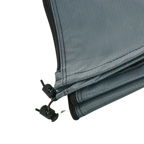 Rootz Garden Umbrella Cover - Parasol Cover - Weatherproof - Zipper - Oxford Polyester - Gray - 178cm x 35cm x 0.1cm