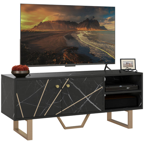 Rootz TV Cabinet - TV Stand - Entertainment Center - Ample Storage - 110cm x 35cm x 45cm