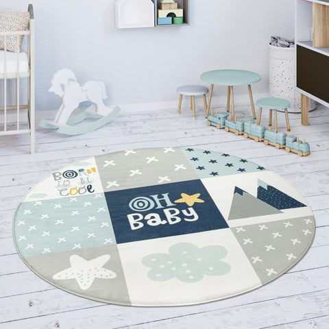 Children’s Play Rug – Durable, Soft & Fun – Animal, Rainbow & Street Designs