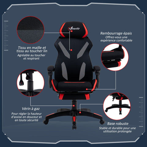 Rootz Ergonomic Office Chair - Desk Chair - Swivel Chair - Lumbar Support - 65cm x 65cm x 129cm - Height Adjustable & Breathable