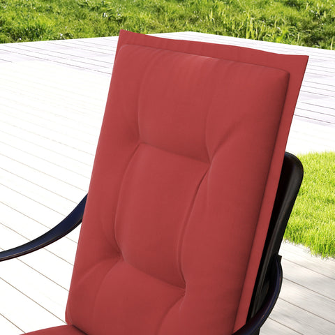 Rootz 4 Piece Set Seat Cushion - Chair Cushion - Outdoor Pad - UV Resistant - 108cm x 50cm x 5cm
