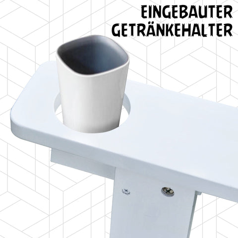 Rootz Adirondack Tuinstoel - Buitenzitplaats - Patiostoel - Ergonomisch ontwerp - Hoge rugleuning - Brede armleuningen - 97W x 72,5D x 93H cm - Sparrenhout