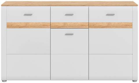 Rootz Sideboard - Wood - GRAY - Systematic Living - Dimensions approx. 150x86x43 cm - Timeless Design - Sustainable Production