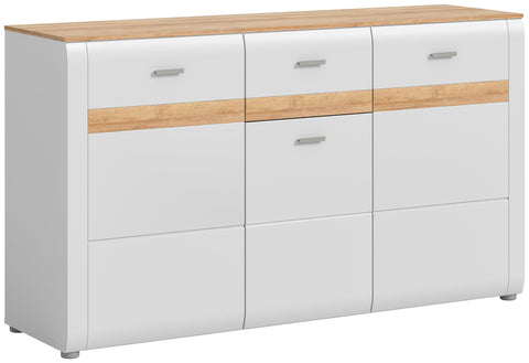Rootz Sideboard - Wood - GRAY - Systematic Living - Dimensions approx. 150x86x43 cm - Timeless Design - Sustainable Production