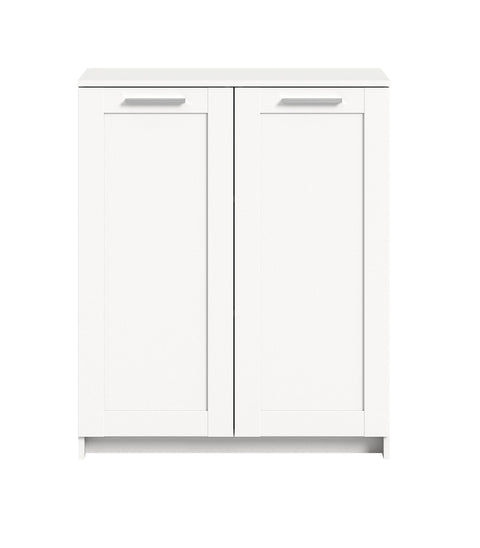 Rootz Ibiza Chest of Drawers - Wooden Organizer - White Dresser - 78cm x 95cm x 37cm - Modern Design - Sustainable - FSC Certified