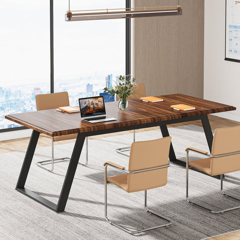 Rootz Executive Desk - Office Desk - Work Table - Spacious Desktop - 160 cm Length x 80 cm Width x 77 cm (Height