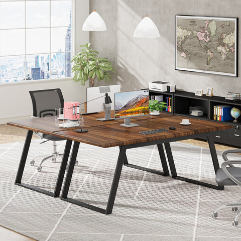 Rootz Executive Desk - Office Desk - Work Table - Spacious Desktop - 160 cm Length x 80 cm Width x 77 cm (Height