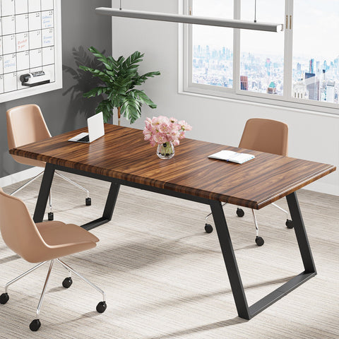 Rootz Executive Desk - Office Desk - Work Table - Spacious Desktop - 160 cm Length x 80 cm Width x 77 cm (Height