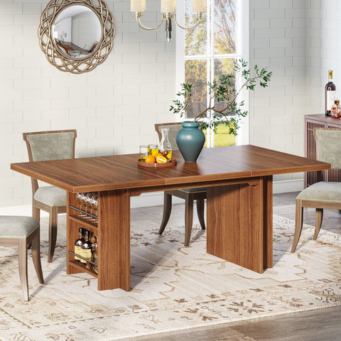 Rootz Rectangular Dining Table - Dinner Table - Dining Desk - Ample Space for Group Gatherings - 80 cm D x 160 cm W x 75 cm H