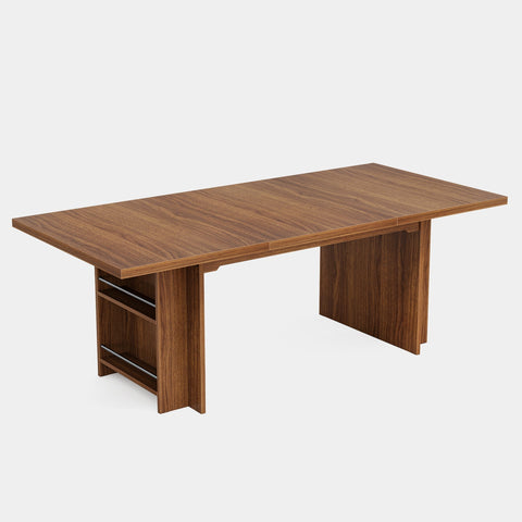 Rootz Rectangular Dining Table - Dinner Table - Dining Desk - Ample Space for Group Gatherings - 80 cm D x 160 cm W x 75 cm H