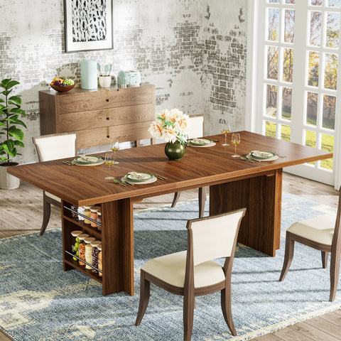 Rootz Rectangular Dining Table - Dinner Table - Dining Desk - Ample Space for Group Gatherings - 80 cm D x 160 cm W x 75 cm H