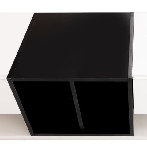 Rootz High-Gloss TV Cabinet - Media Console - Entertainment Unit - Ample Storage - 190L x 40W x 42H cm