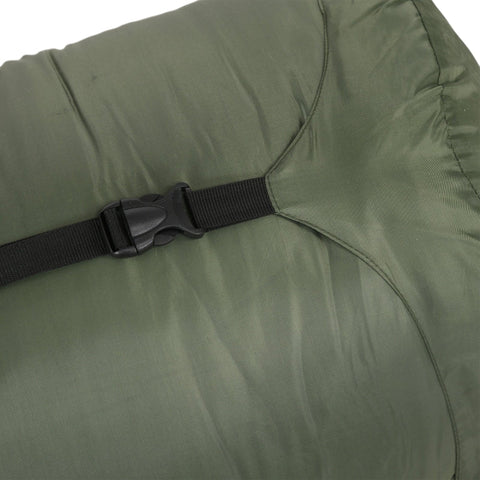 Rootz Waterproof Lightweight Lined Sleeping Bag - Insulated Sleeping Bag - Cold Weather Sleeping Bag - Stay Dry and Warm - Comfortable Night's Sleep - Retains Warmth at -20°C - 200L x 85W x 15H cm - Dark Green