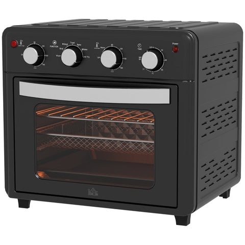 Rootz Mini Table Oven - Miniature Oven - Compact Cooker - 30L Capacity - Adjustable Temperature - 7 Cooking Modes - Energy Efficient - 43cm x 39cm x 39cm