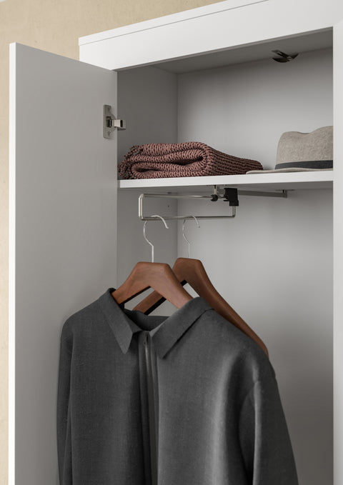 Rootz 5-Piece Wardrobe Set - Cloakroom Furniture - Entryway Storage Solution - Maximize Space - 285x191x35 cm