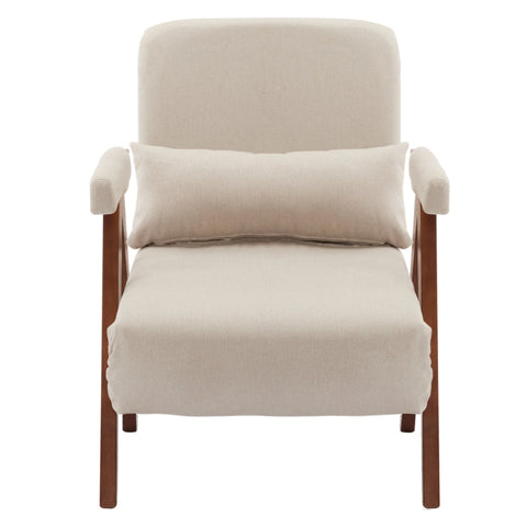 Rootz Sofa Bed - Convertible Couch - Reclining Sofa - 6 Adjustable Positions - Linen Fabric - 64L x 74W x 81H cm