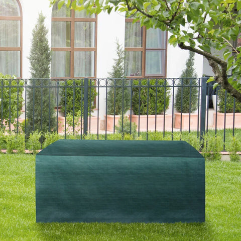 Rootz Tarpaulin Beschermhoes - Tuinmeubelhoes - Waterdicht - UV-bescherming - Groen - 235 x 190 x 90 cm
