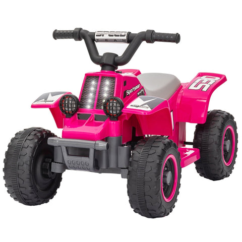 Rootz Quad Bike for Kids - Electric Ride-On - Children's Vehicle - Safety LED Lights - 70.5cm x 42.5cm x 46.5cm