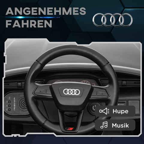 Rootz 12V Audi Q8 etron Electric Children's Car - Remote-Controlled - Ride-On Vehicle - Headlights & Music - 98cm x 49.5cm x 43cm