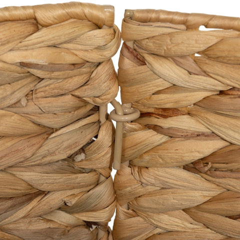 Rootz Christmas Tree Stand Cover - Tree Skirt - Handcrafted - Rustic Style - Water Hyacinth - Metal Reinforcement - Ø60cm x 28cm