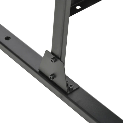 Rootz Weatherproof Steel Privacy Screen - Expansion Screws - Metal Outdoor Divider - Privacy Panel for Garden - Patio Pool Hot Tub - Black - 122cm x 45cm x 198cm