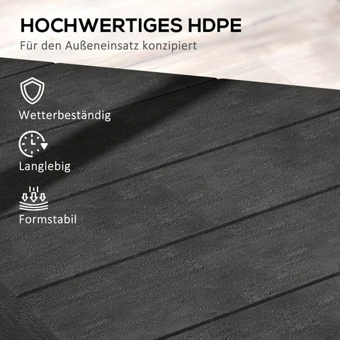 Rootz Parasol Base Weights - Fillable Stand - Umbrella Balancer - Secure Outdoors - 80cm x 80cm x 13cm