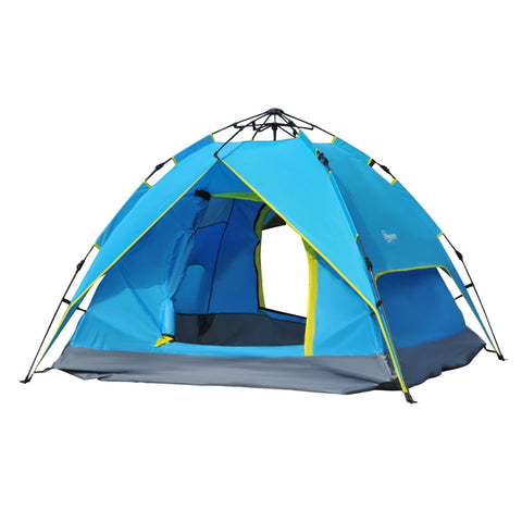 Rootz Camping Tent - Pop Up Tent - Beach Tent - Quick Setup - Weather Resistant - Multi-Functional - 230cm x 200cm x 135cm