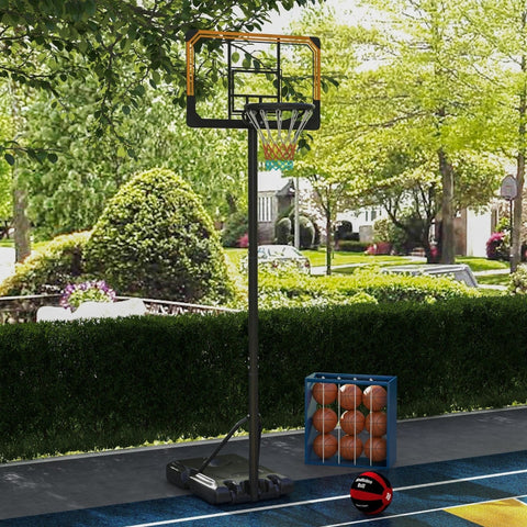 Rootz Basketball Hoop - Adjustable Sports Equipment - Mobile Stand - Weatherproof - 71cm x 2.5cm x 45cm - Perfect for All Ages and Skill Levels