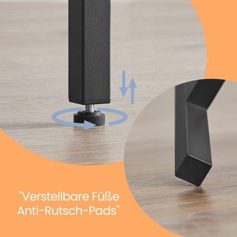 Rootz Dining Table Set with Chairs - Bar Table - 2 Stools - Space-Saving Design - 60x60x90cm Table, 30x40x65cm Stools